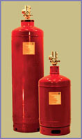 Модули газового пожаротушения МПХ40-50(100)-38
